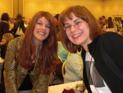 Kim with reader